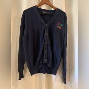 Andrew Rohan Nautical/beach Made In USA Cardigan‎ Size XL